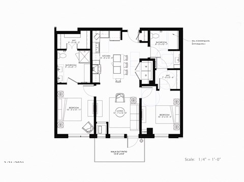 a floor plan of a house